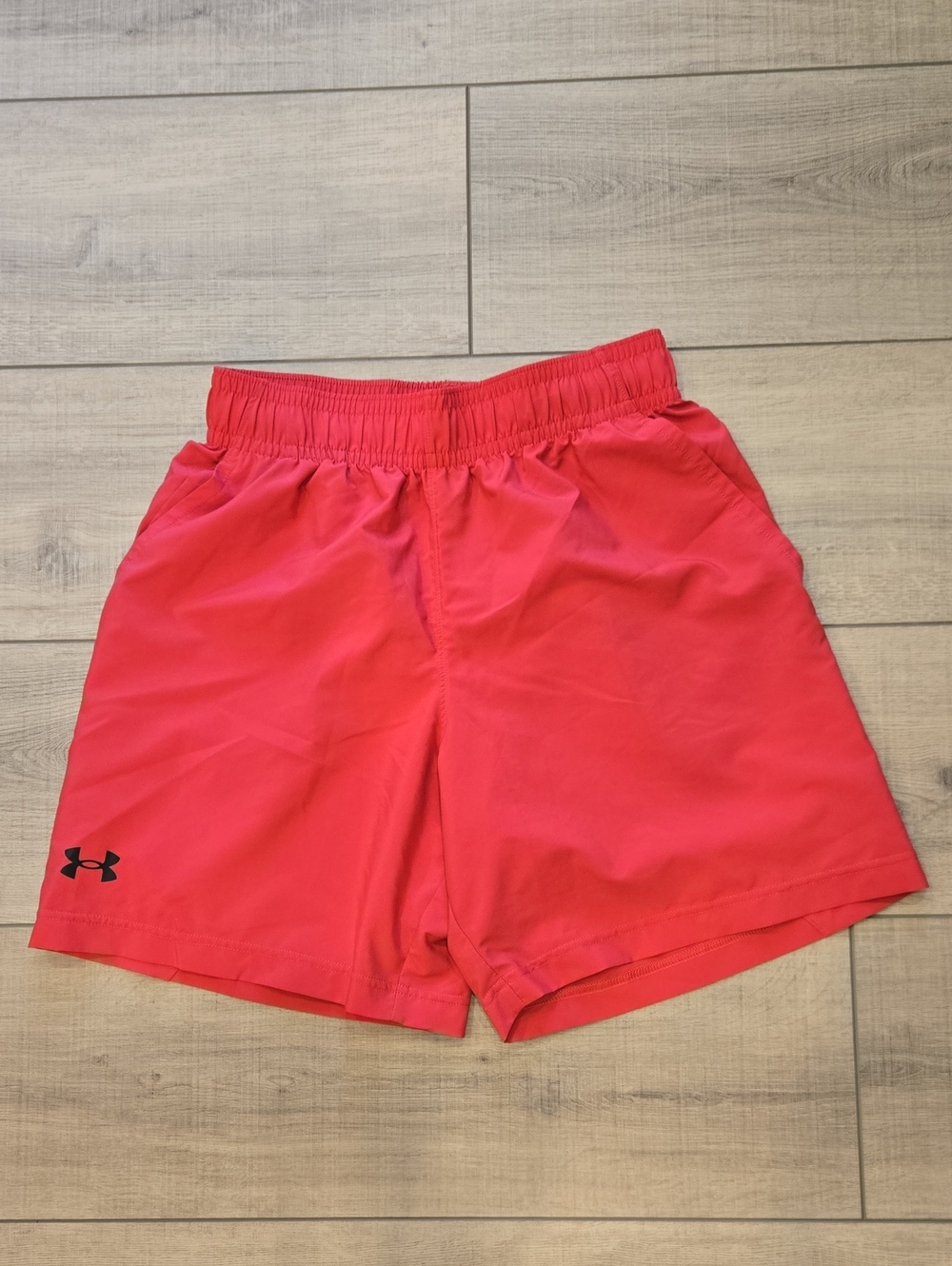 Under Armour Coral-Red Training Shorts